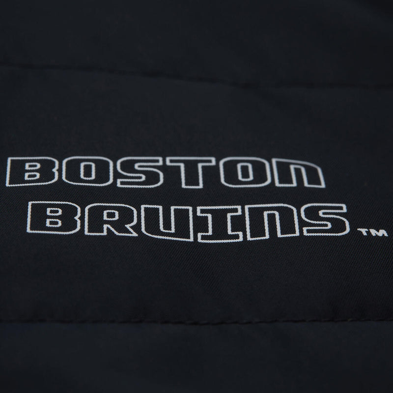 NHL WOMEN'S CROP PUFFER VEST BRUINS - Black - Image 4