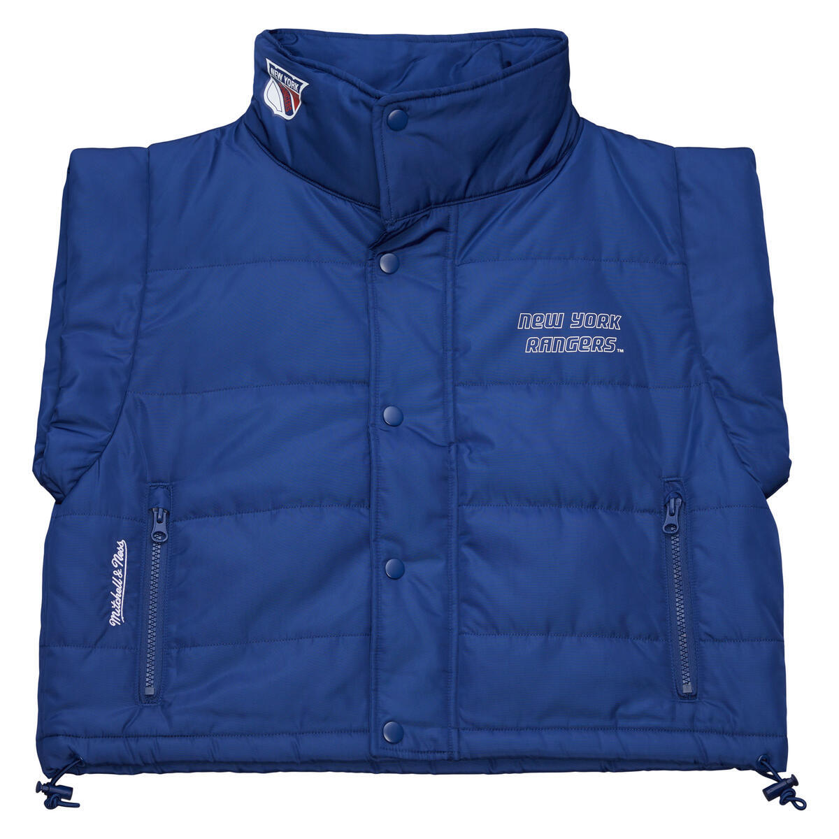 NHL WOMEN'S CROP PUFFER VEST RANGERS - Image 1