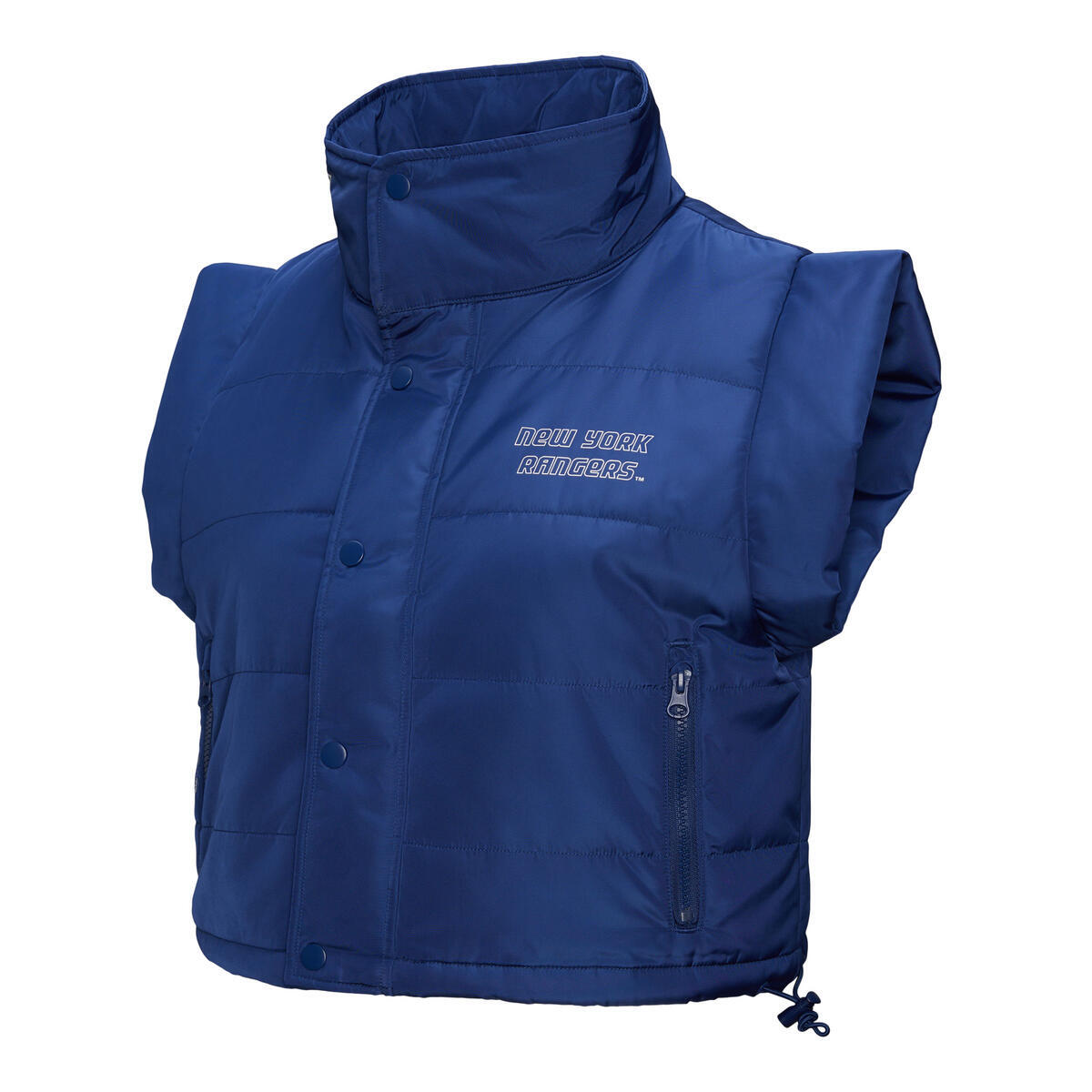 NHL WOMEN'S CROP PUFFER VEST RANGERS - Image 7