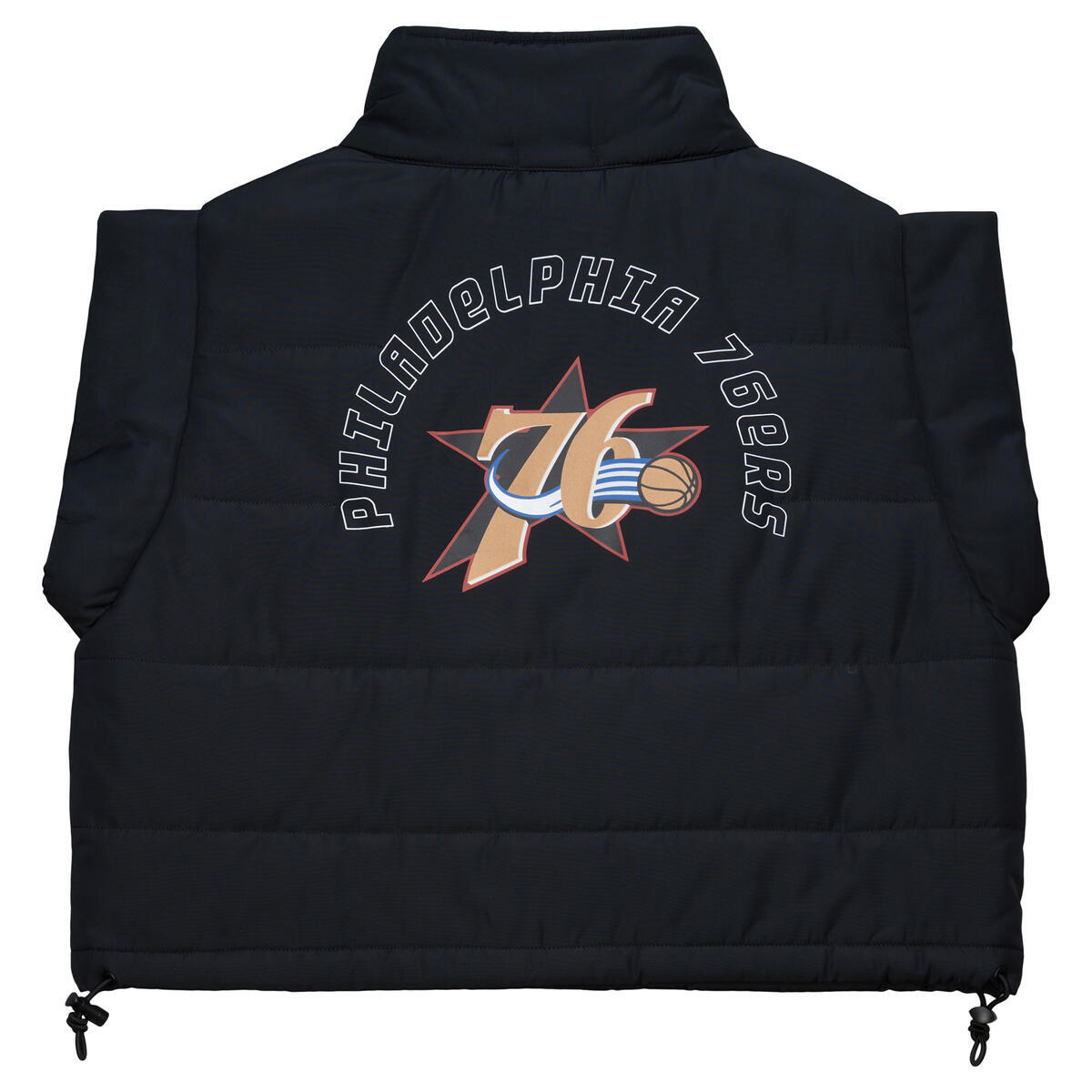 NBA WOMEN'S CROP PUFFER VEST 76ERS - Image 2
