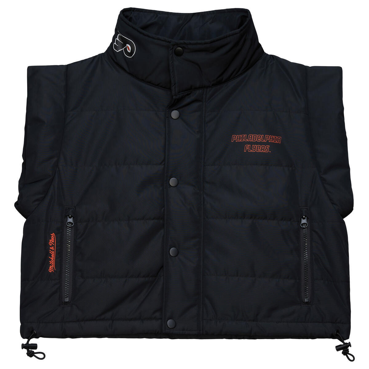 NHL WOMEN'S CROP PUFFER VEST FLYERS - Image 1