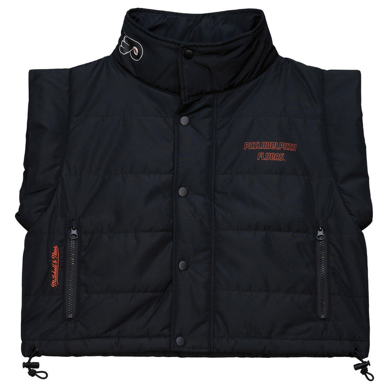 NHL WOMEN'S CROP PUFFER VEST FLYERS - Image 1