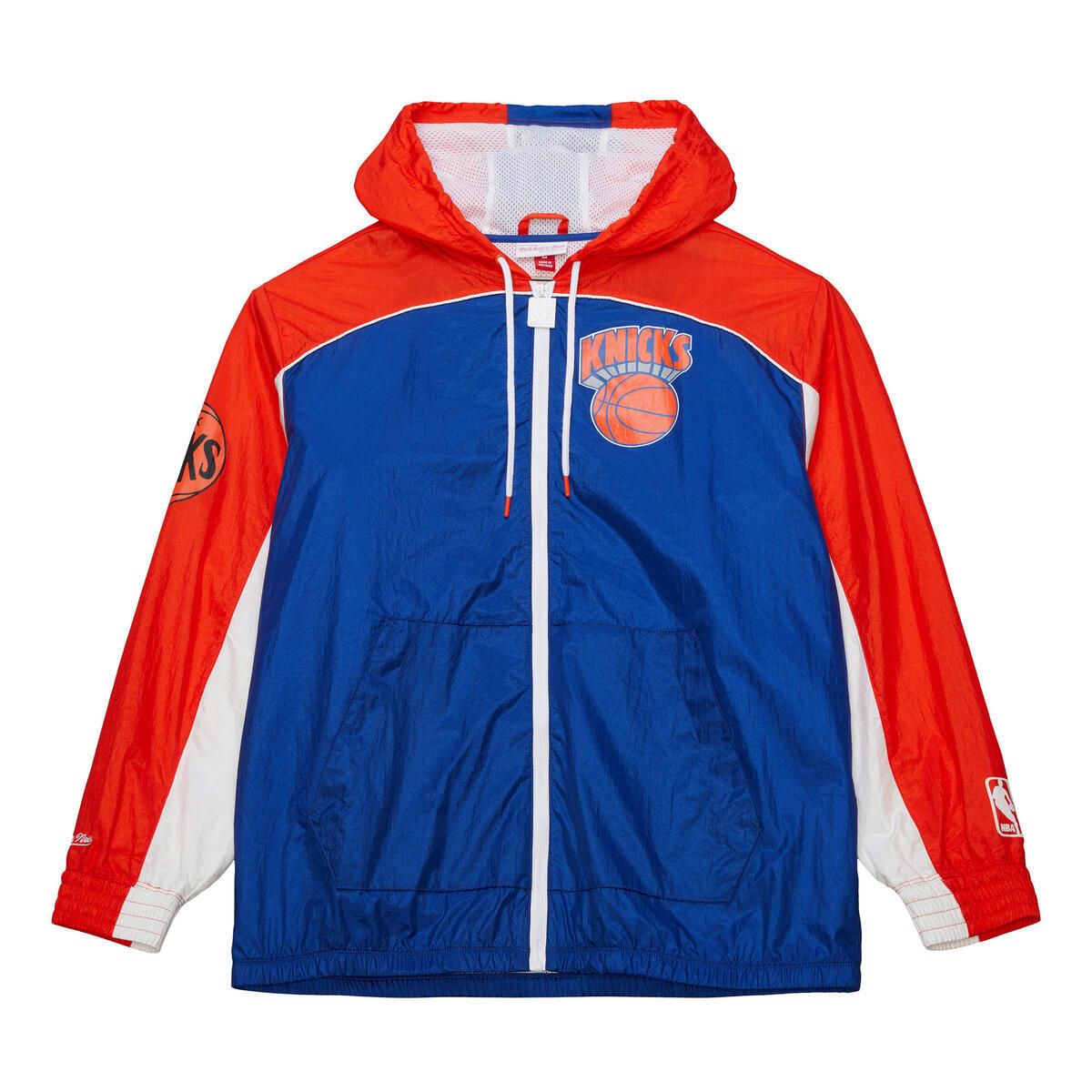 NBA BIG SHOT PREMIUM WINBREAKER VINTAGE LOGO KNICKS Multi-White ZF8070-NYKMTWH - Image 1