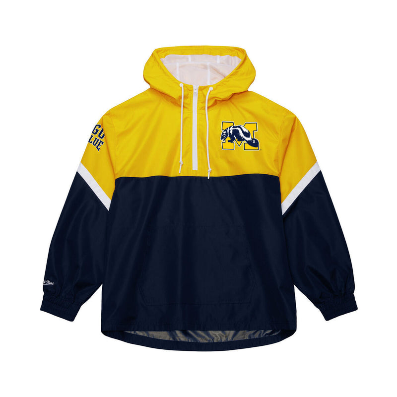 NCAA TIE BREAKER LIGHTWEIGHT WINDBREAKER ANORAK MICHIGAN WOLVERINES - Image 1