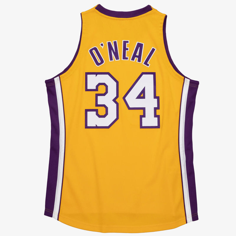 NBA AUTHENTIC JERSEY LAKERS 2001 SHAQUILLE O'NEAL Light Gold AJY41160-LAL01SONLTGD - Image 3