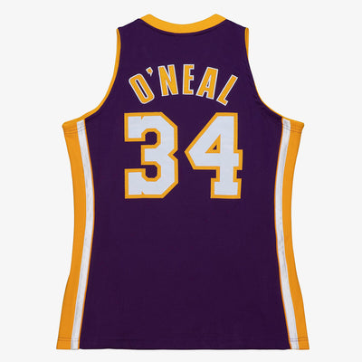 NBA FINALS JERSEY LAKERS 2001 SHAQUILLE O'NEAL Purple AJY44187-LAL01SONPURP - Image 2