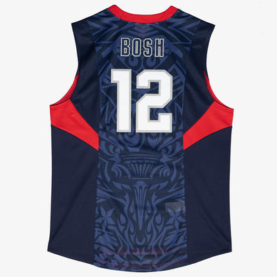 NBA DARK JERSEY USA 2008 CHRIS BOSH - Image 2