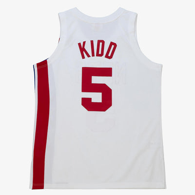 NBA ALTERNATE JERSEY NETS 2005 JASON KIDD White AJY44484-NJN05JKIWHIT - Image 2