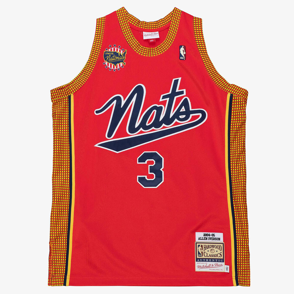 NBA ALTERNATE JERSEY 76ERS 2004 ALLEN IVERSON Victory Red AJY44485-P7604AIVLTRD - Image 1