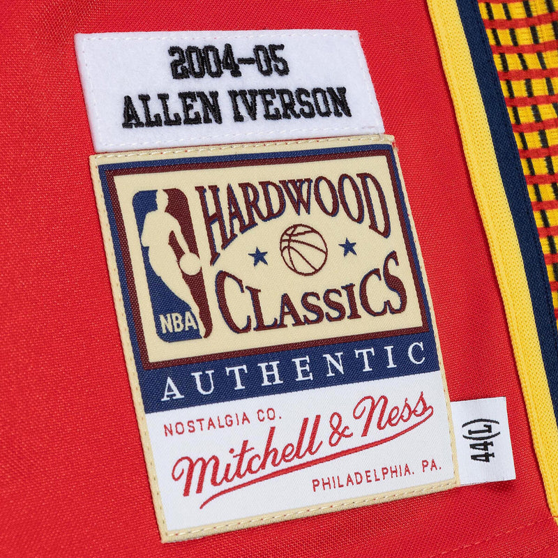 NBA ALTERNATE JERSEY 76ERS 2004 ALLEN IVERSON Victory Red AJY44485-P7604AIVLTRD - Image 4