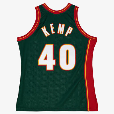 NBA AUTHENTIC JERSEY SUPERSONICS 1995 SHAWN KEMP Dark Green AJY4CP19174-SSUDKGN95SKE - Image 2