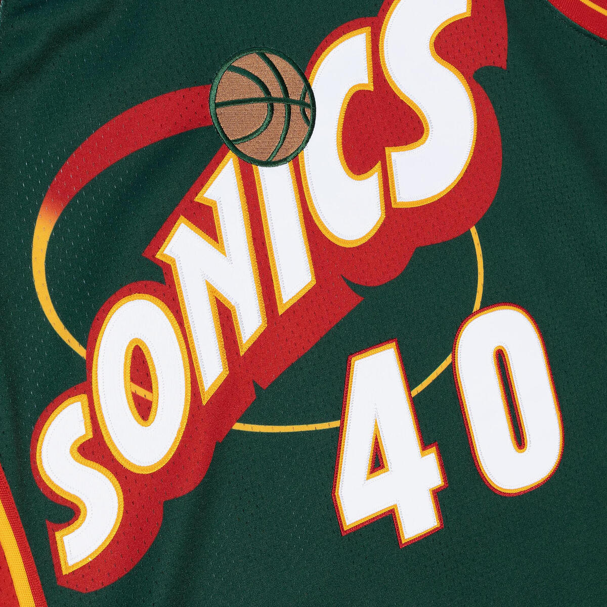 NBA AUTHENTIC JERSEY SUPERSONICS 1995 SHAWN KEMP Dark Green AJY4CP19174-SSUDKGN95SKE - Image 3