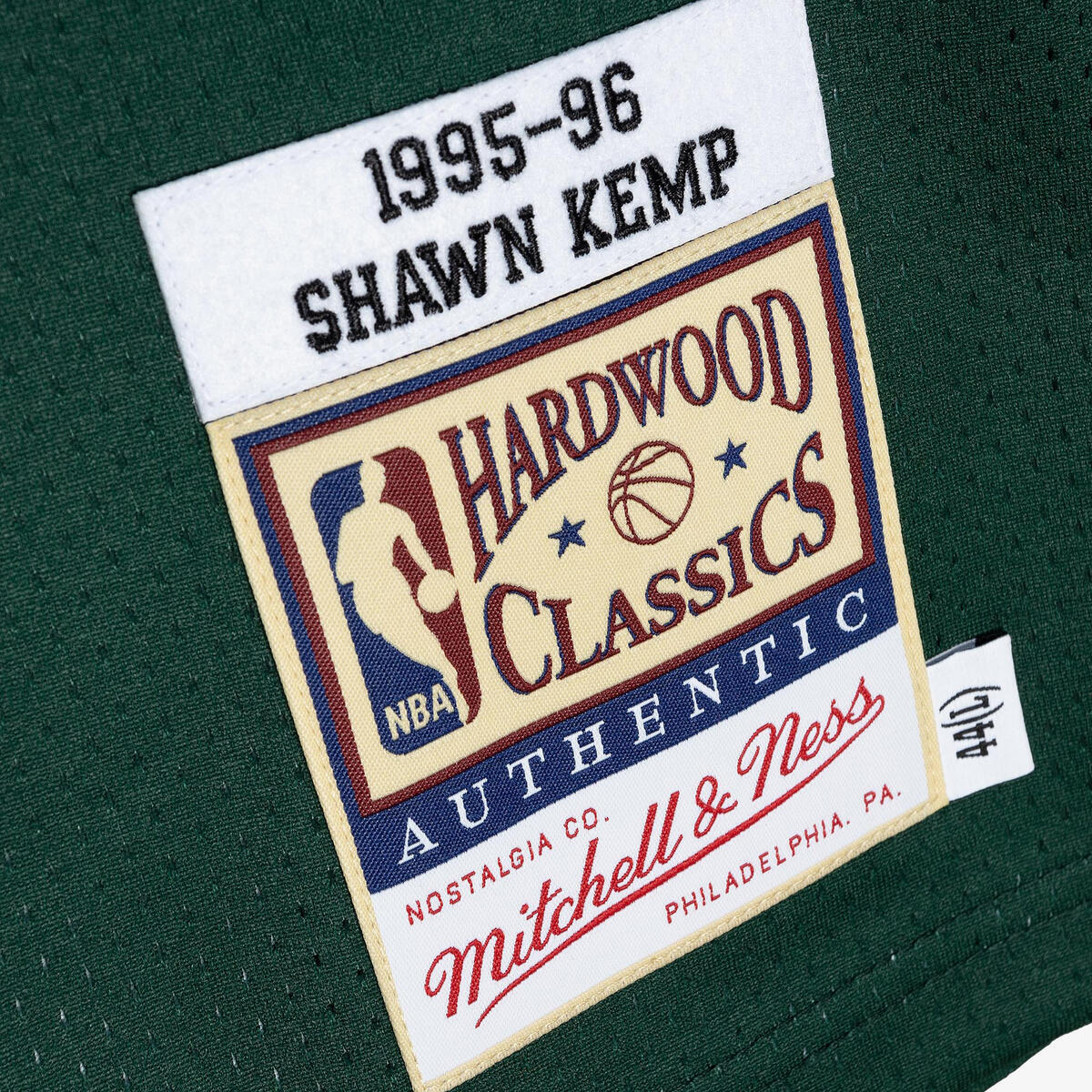 NBA AUTHENTIC JERSEY SUPERSONICS 1995 SHAWN KEMP Dark Green AJY4CP19174-SSUDKGN95SKE - Image 4