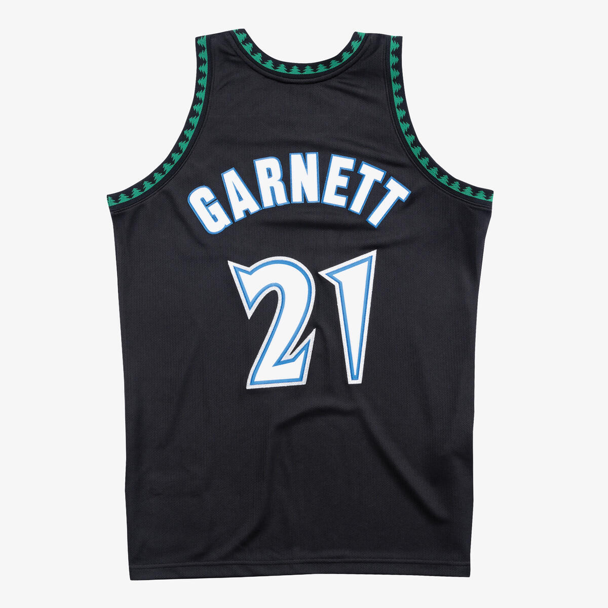 NBA AUTHENTIC ALTERNATE JERSEY TIMBERWOLVES 1997 KEVIN GARNETT Black AJY4EL18018-MTIBLCK97KGA - Image 2