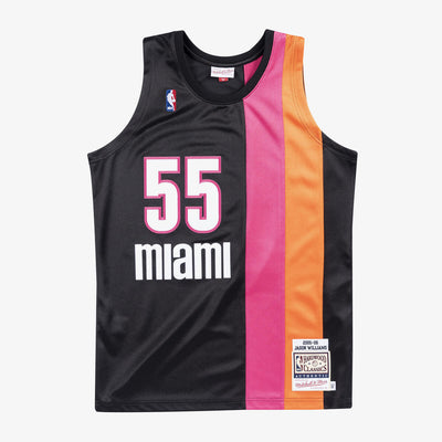 NBA AUTHENTIC ALTERNATE JERSEY HEAT 2005 JASON WILLIAMS Black AJY4EL18034-MHEBLCK05JWI - Image 1