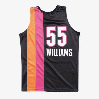 NBA AUTHENTIC ALTERNATE JERSEY HEAT 2005 JASON WILLIAMS Black AJY4EL18034-MHEBLCK05JWI - Image 2