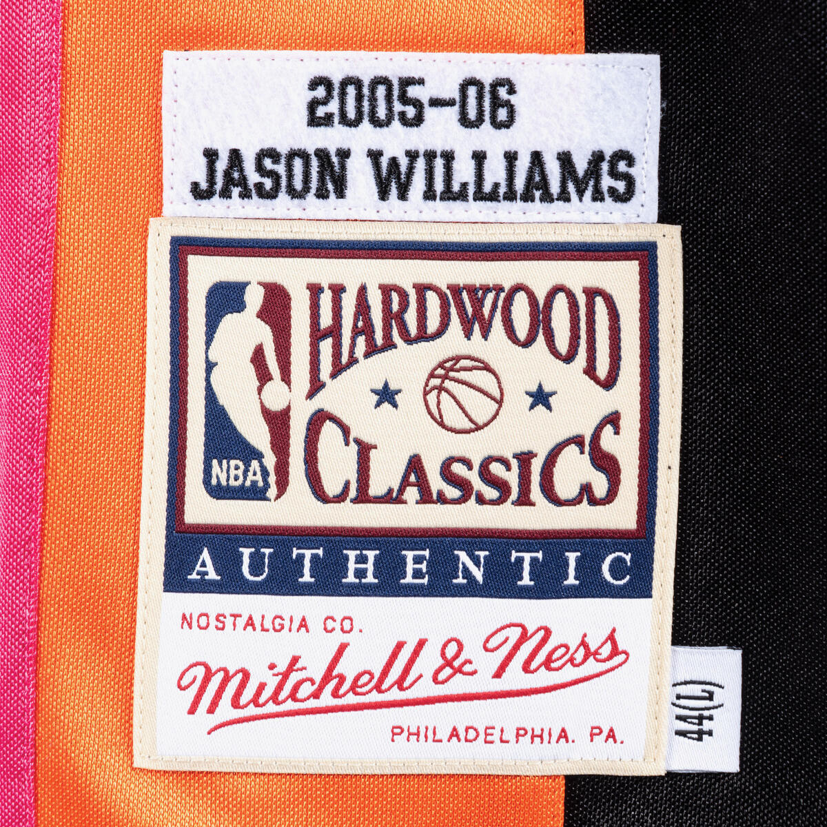 NBA AUTHENTIC ALTERNATE JERSEY HEAT 2005 JASON WILLIAMS Black AJY4EL18034-MHEBLCK05JWI - Image 3