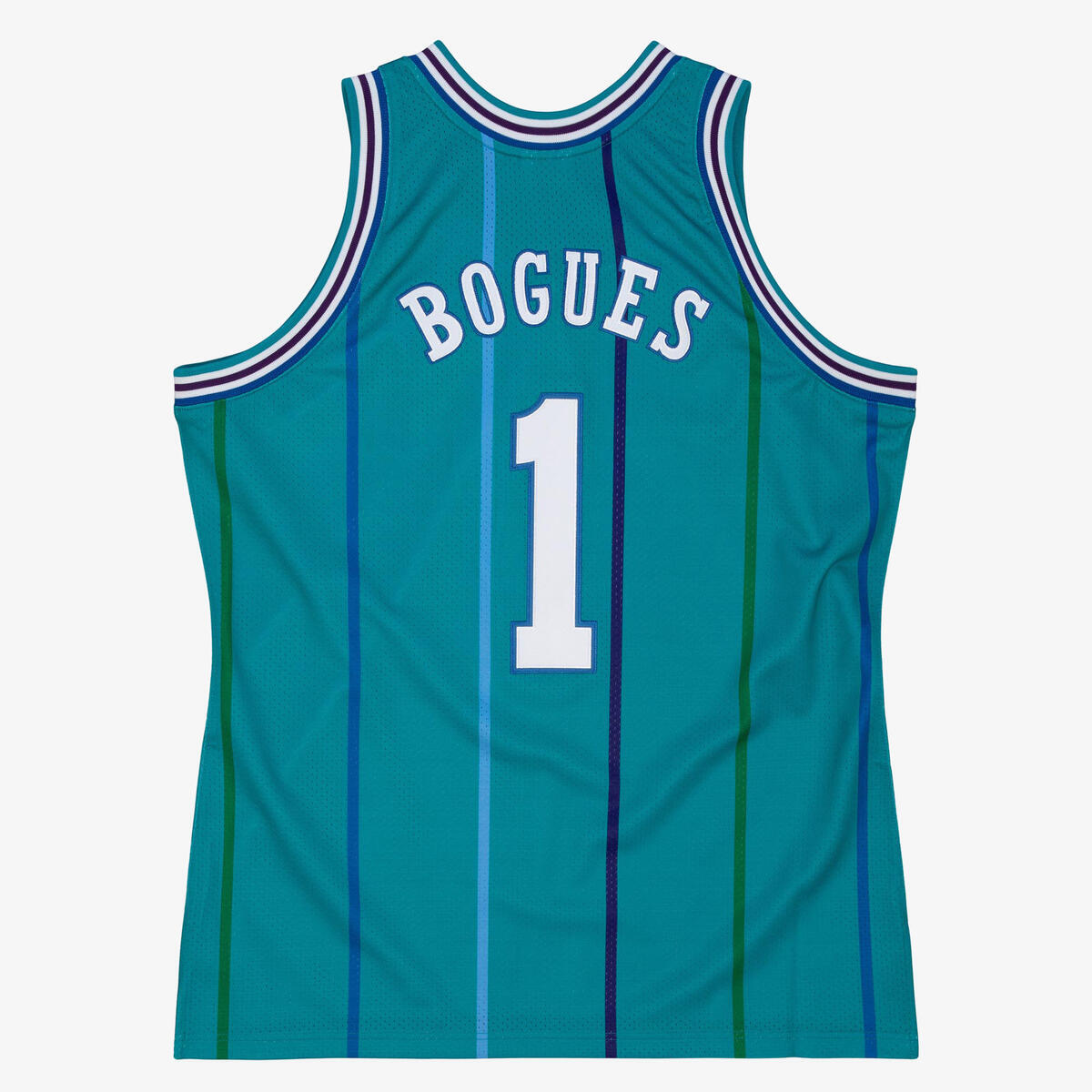 NBA AUTHENTIC ROAD JERSEY HORNETS 1992 MUGGSY BOGUES - Image 2