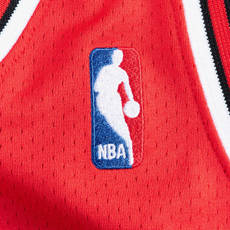 NBA AUTHENTIC ROAD FINALS JERSEY BULLS 1995 MICHAEL JORDAN - Scarlet - Image 4
