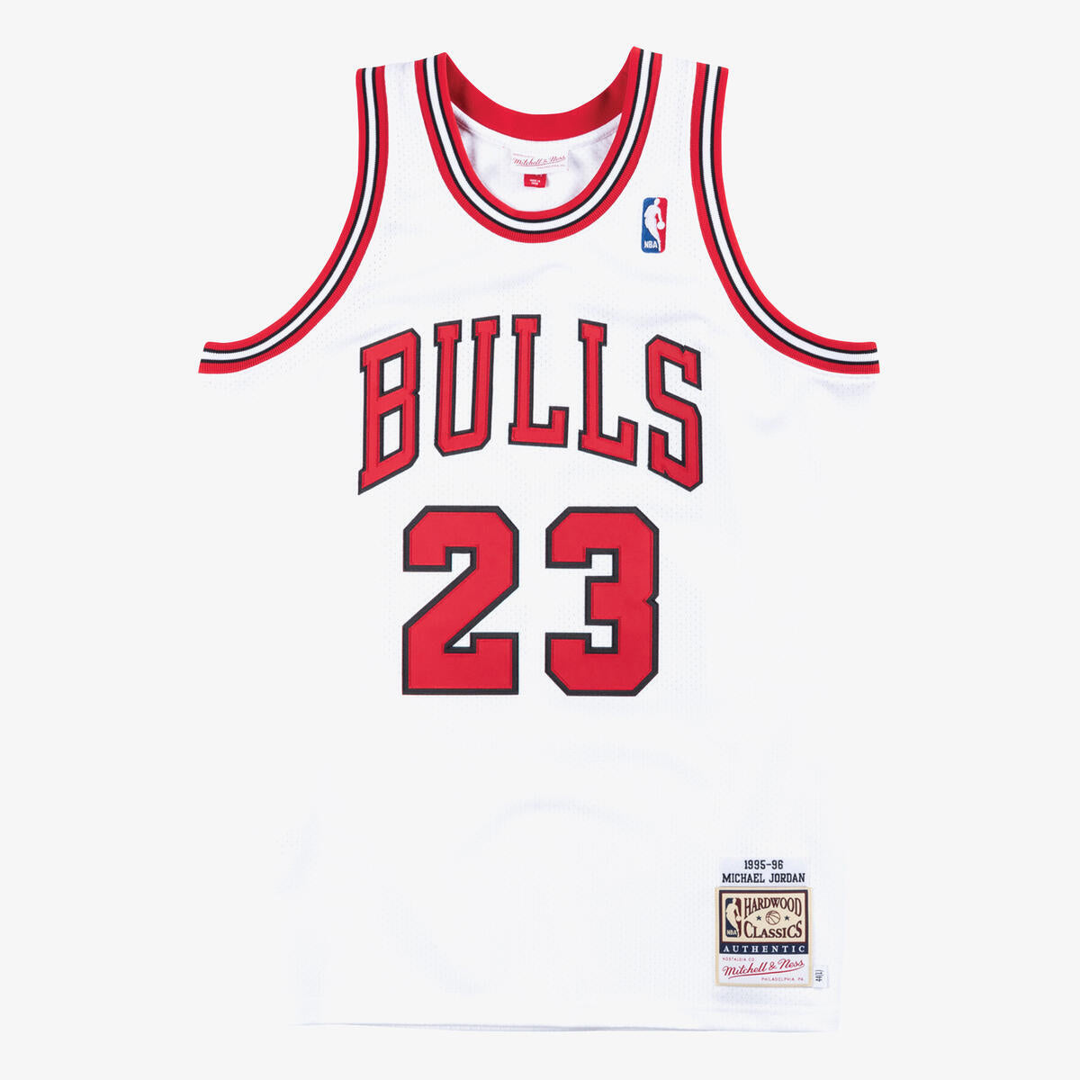 NBA AUTHENTIC HOME JERSEY BULLS 1995 MICHAEL JORDAN - White - Image 1