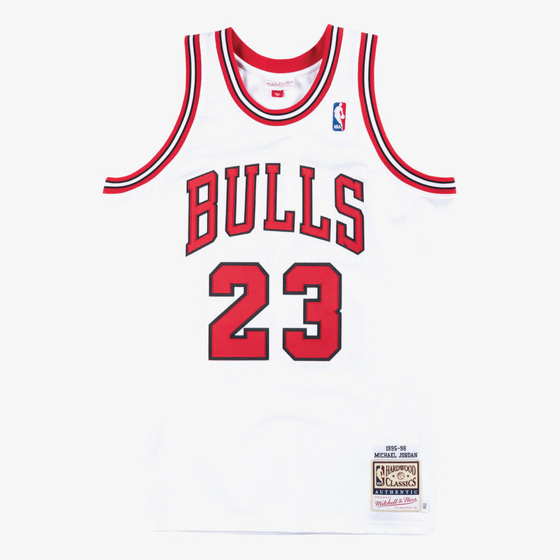 NBA AUTHENTIC HOME JERSEY BULLS 1995 MICHAEL JORDAN - White - Image 1