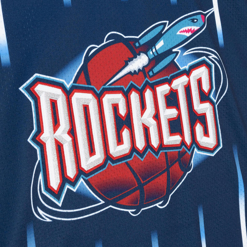 NBA AUTHENTIC ROAD JERSEY ROCKETS 1996 HAKEEM OLAJUWON Navy AJY4GS18085-HRONAVY96HOL - Image 3
