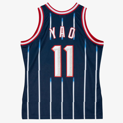 NBA AUTHENTIC ROAD JERSEY ROCKETS 2002 YAO MING Navy AJY4GS18087-HRONAVY02YMI - Image 2