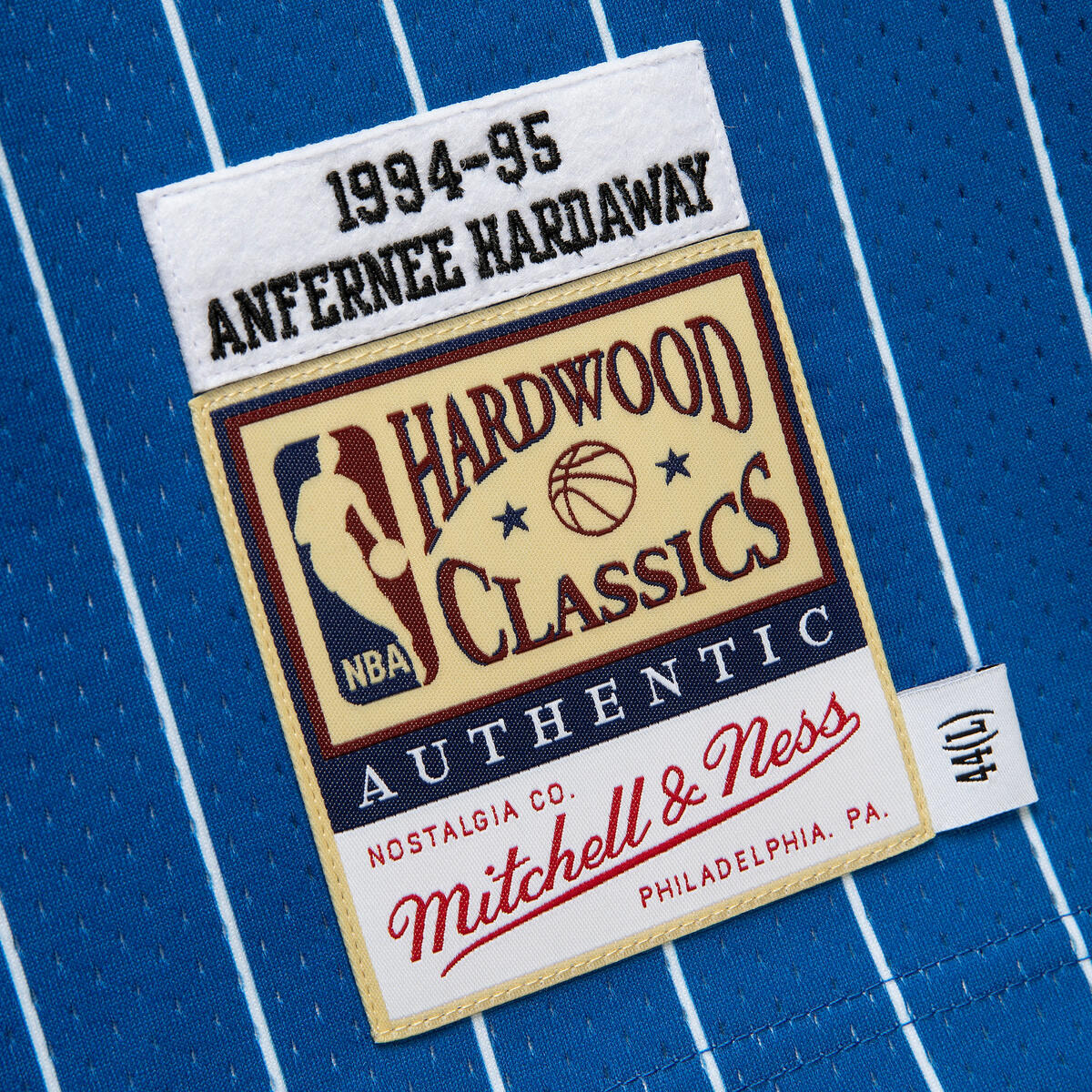 NBA AUTHENTIC ROAD JERSEY MAGIC 1994 ANFERNEE HARDAWAY Royal AJY4GS18098-OMAROYA94AHA - Image 7