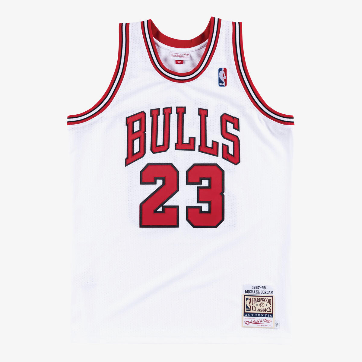 NBA AUTHENTIC HOME JERSEY BULLS 1997 MICHAEL JORDAN - White