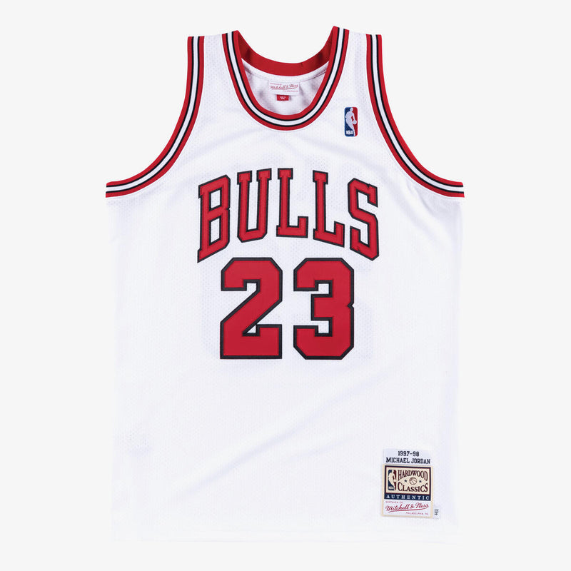 NBA AUTHENTIC HOME JERSEY BULLS 1997 MICHAEL JORDAN - White