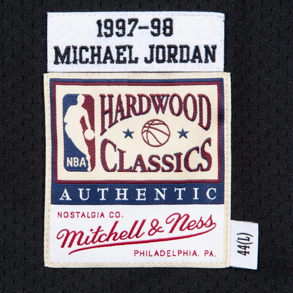 NBA AUTHENTIC ALTERNATE JERSEY BULLS 1997 MICHAEL JORDAN - Black - Image 3