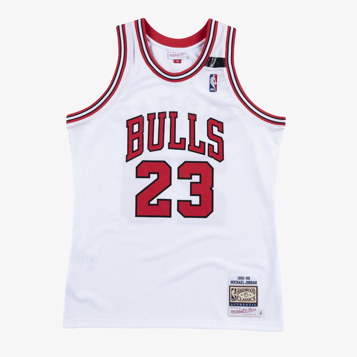 NBA AUTHENTIC JERSEY BULLS 1991 MICHAEL JORDAN - White - Image 1