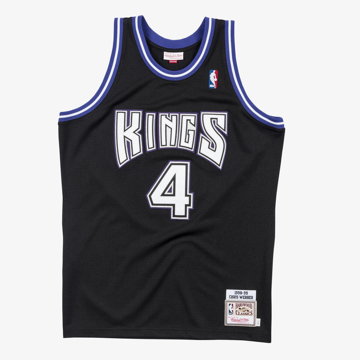 NBA AUTHENTIC JERSEY KINGS 1998 CHRIS WEBBER - Black