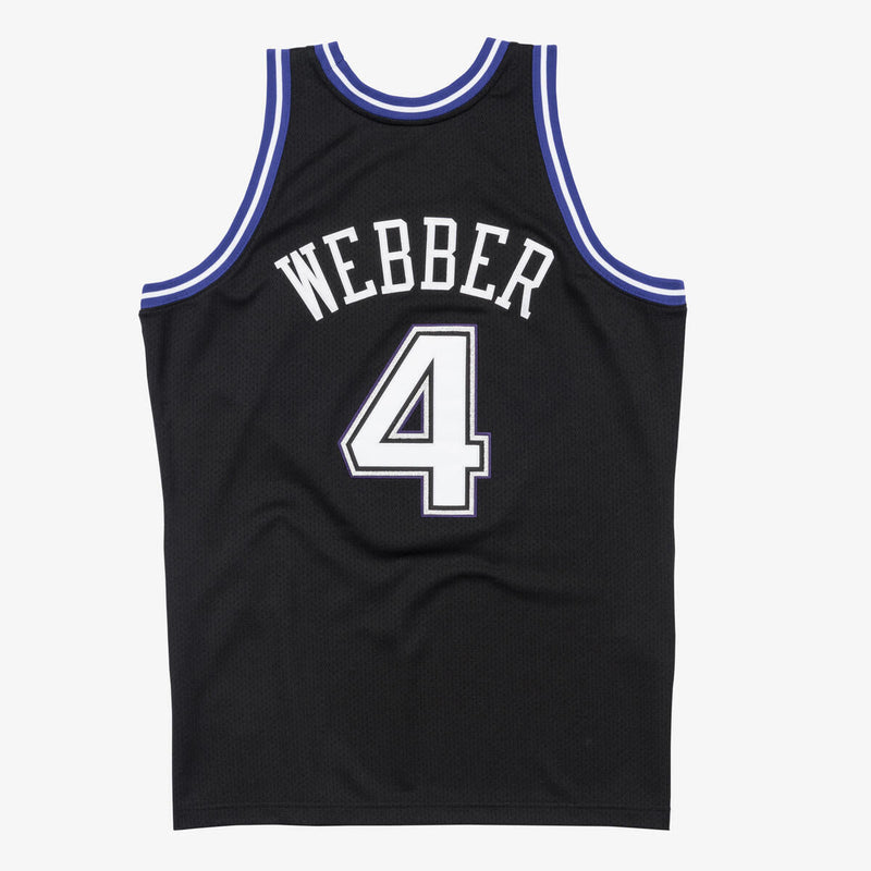 NBA AUTHENTIC JERSEY KINGS 1998 CHRIS WEBBER - Black - Image 2