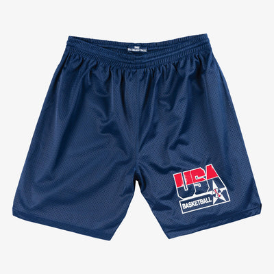 NBA USA BASKETBALL PRACTICE SHORTS 92 - Navy - Image 1