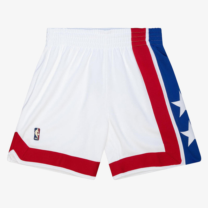 NBA ALTERNATE SHORTS NETS 2005 White ASHR4488-NJN05PPPWHIT - Image 1