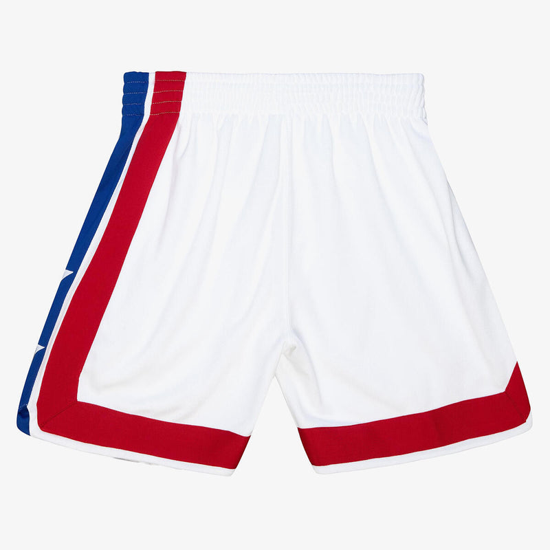 NBA ALTERNATE SHORTS NETS 2005 White ASHR4488-NJN05PPPWHIT - Image 2