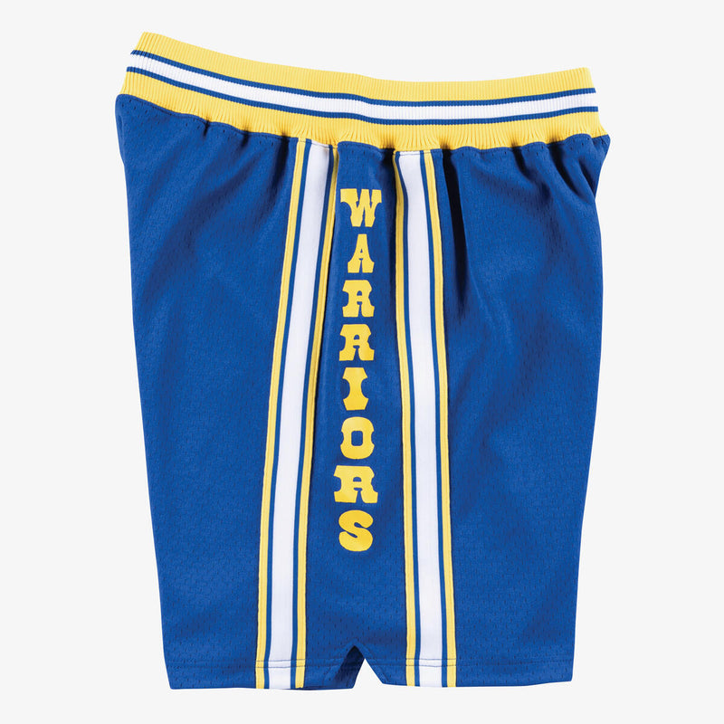 NBA AUTHENTIC ROAD SHORTS WARRIORS 81-82 Royal ASHRGS18038-GSWROYA81 - Image 4