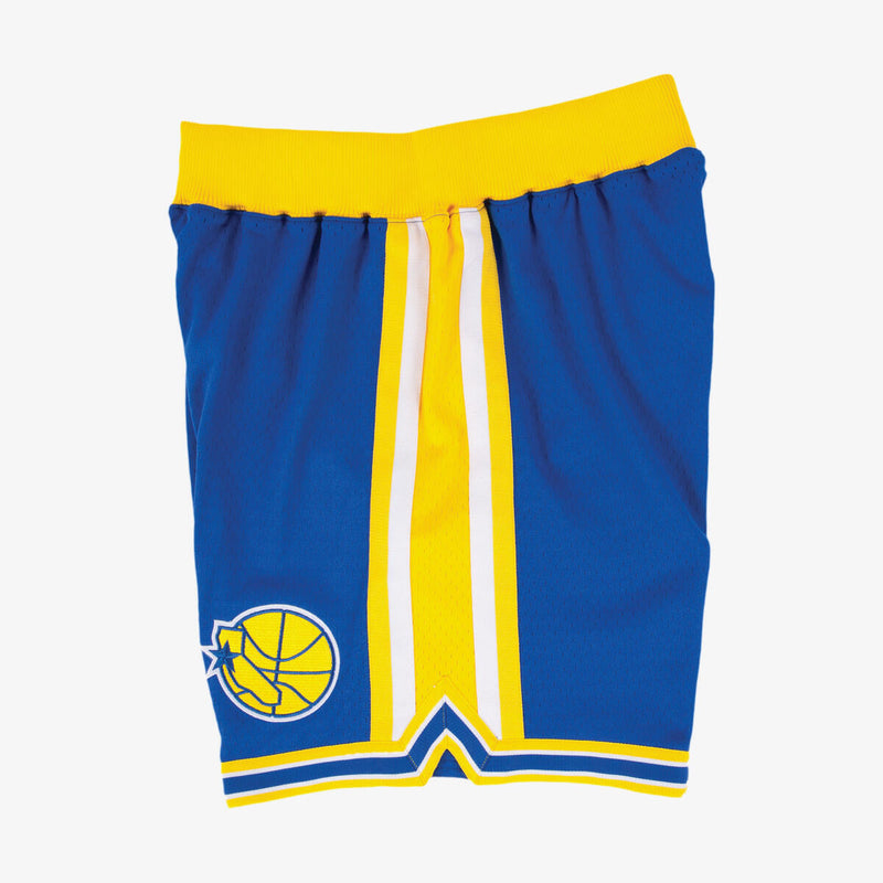 NBA AUTHENTIC ROAD SHORTS WARRIORS 95-96 Royal ASHRGS18119-GSWROYA95 - Image 3