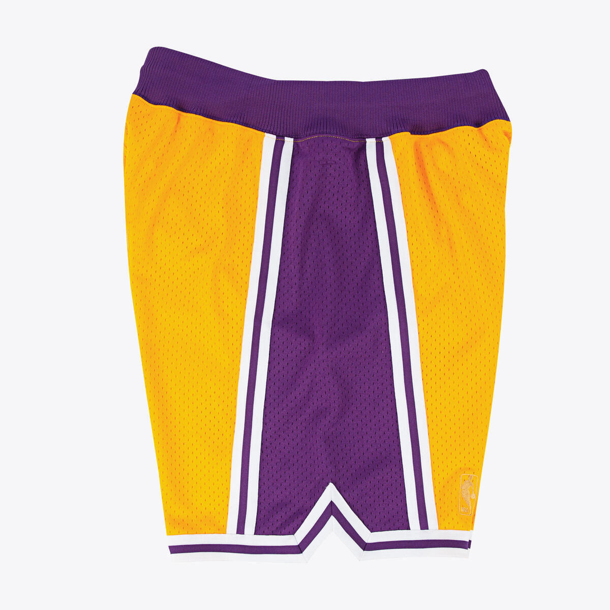 NBA AUTHENTIC HOME SHORTS LAKERS 96-97 Light Gold ASHRGS18121-LALLTGD96 - Image 2