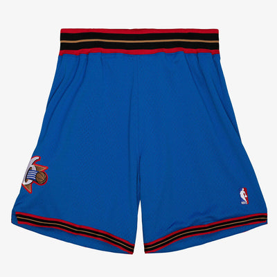NBA AUTHENTIC ALTERNATE SHORTS 76ERS 99-00 Royal ASHRGS18130-P76ROYA99 - Image 1