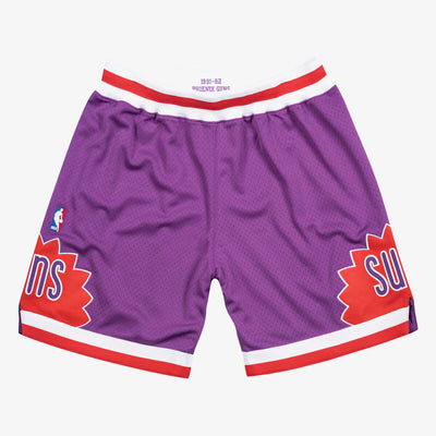 NBA AUTHENTIC SHORTS SUNS 91-92 Purple ASHRLG18040-PSUPURP91 - Image 1