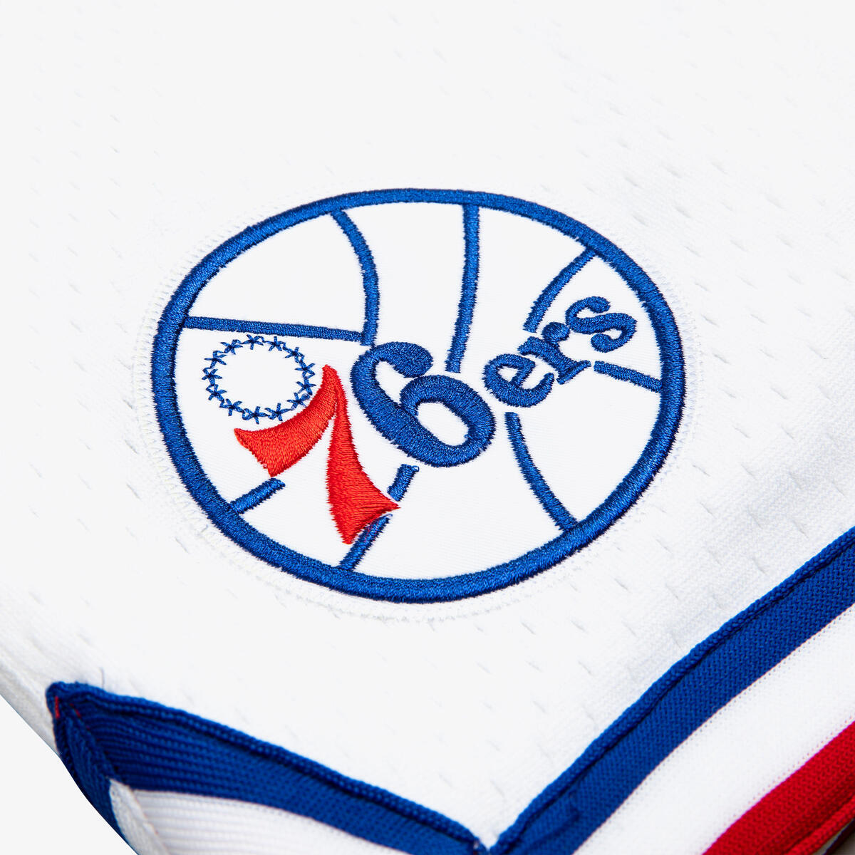NBA AUTHENTIC SHORTS 76ERS 80 White ASHRSB19007-P76WHIT80 - Image 5