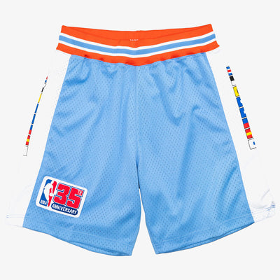 NBA AUTHENTIC SHORTS CLIPPERS 80 Columbia Blue ASHRSB19009-SCLLTBL80 - Image 1