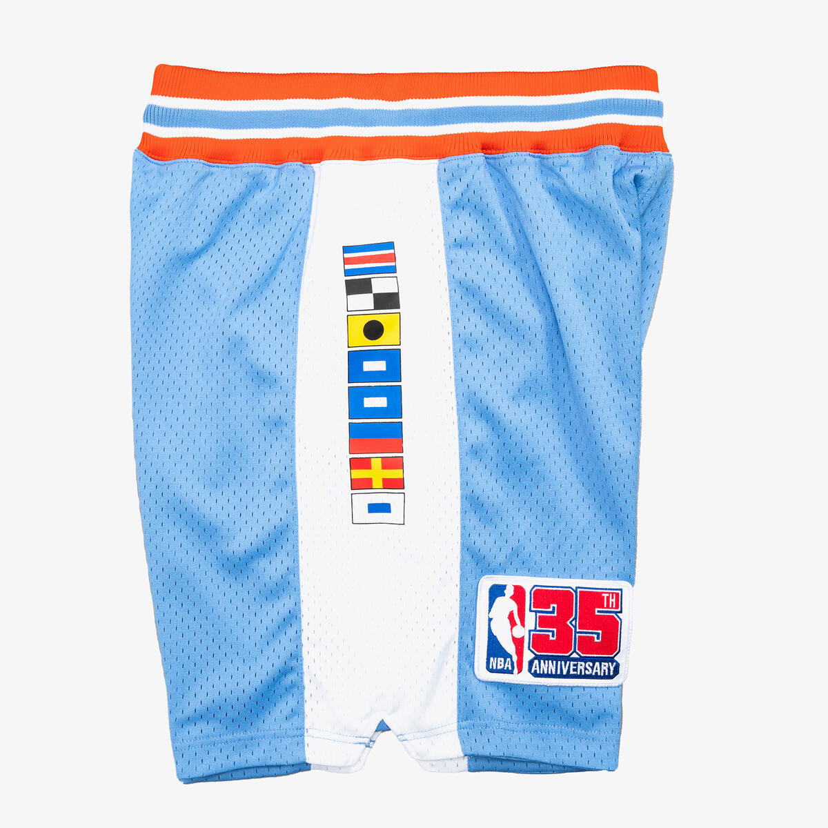 NBA AUTHENTIC SHORTS CLIPPERS 80 Columbia Blue ASHRSB19009-SCLLTBL80 - Image 4