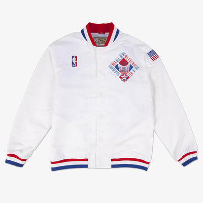 NBA AUTHENTIC WARM UP JACKET ALL-STAR EAST 91 White AWJKAC18012-ASEWHIT91 - Image 1