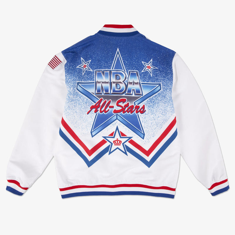 NBA AUTHENTIC WARM UP JACKET ALL-STAR EAST 91 White AWJKAC18012-ASEWHIT91 - Image 2