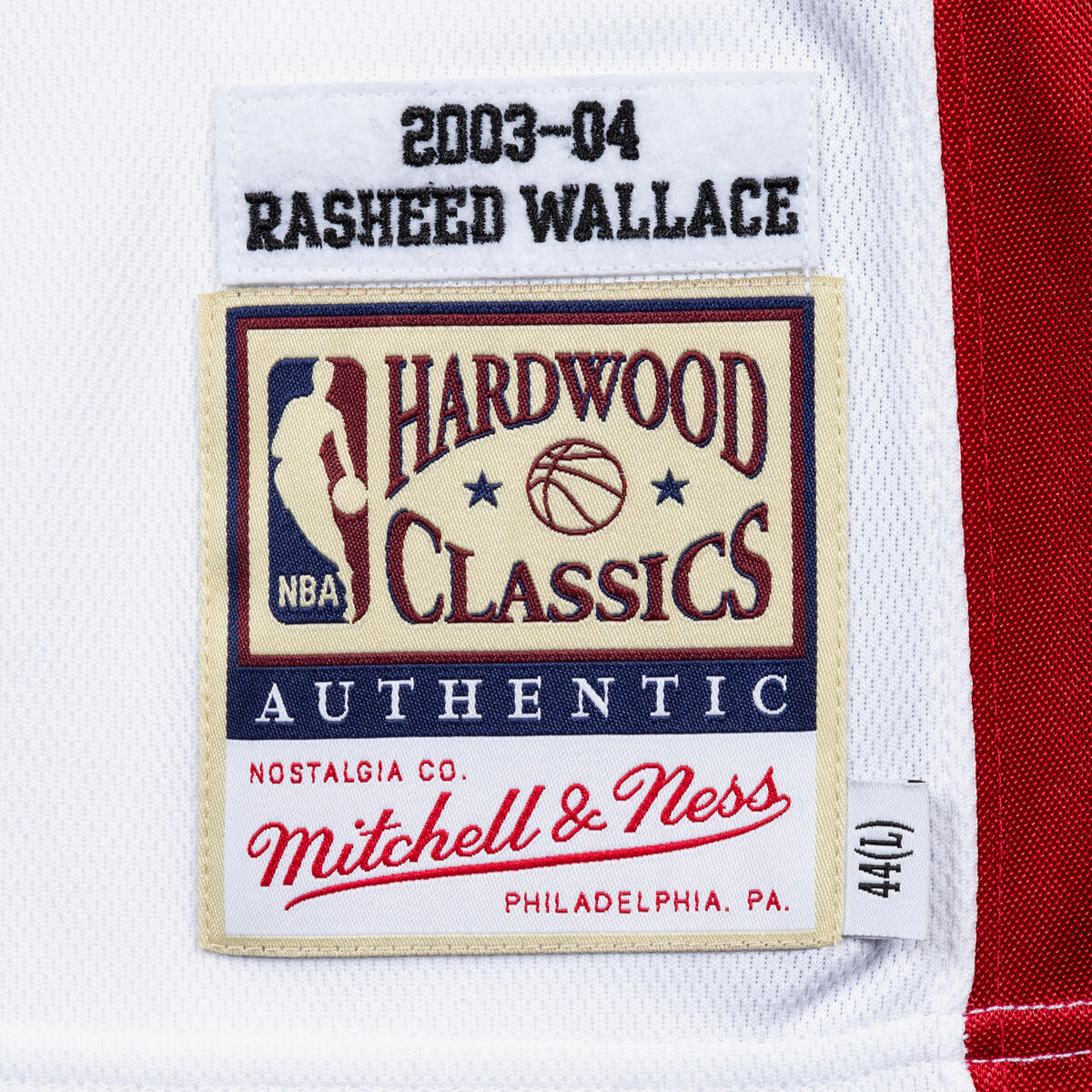HOME FINALS JERSEY 2003 PISTONS RASHEED WALLACE - White - Image 3