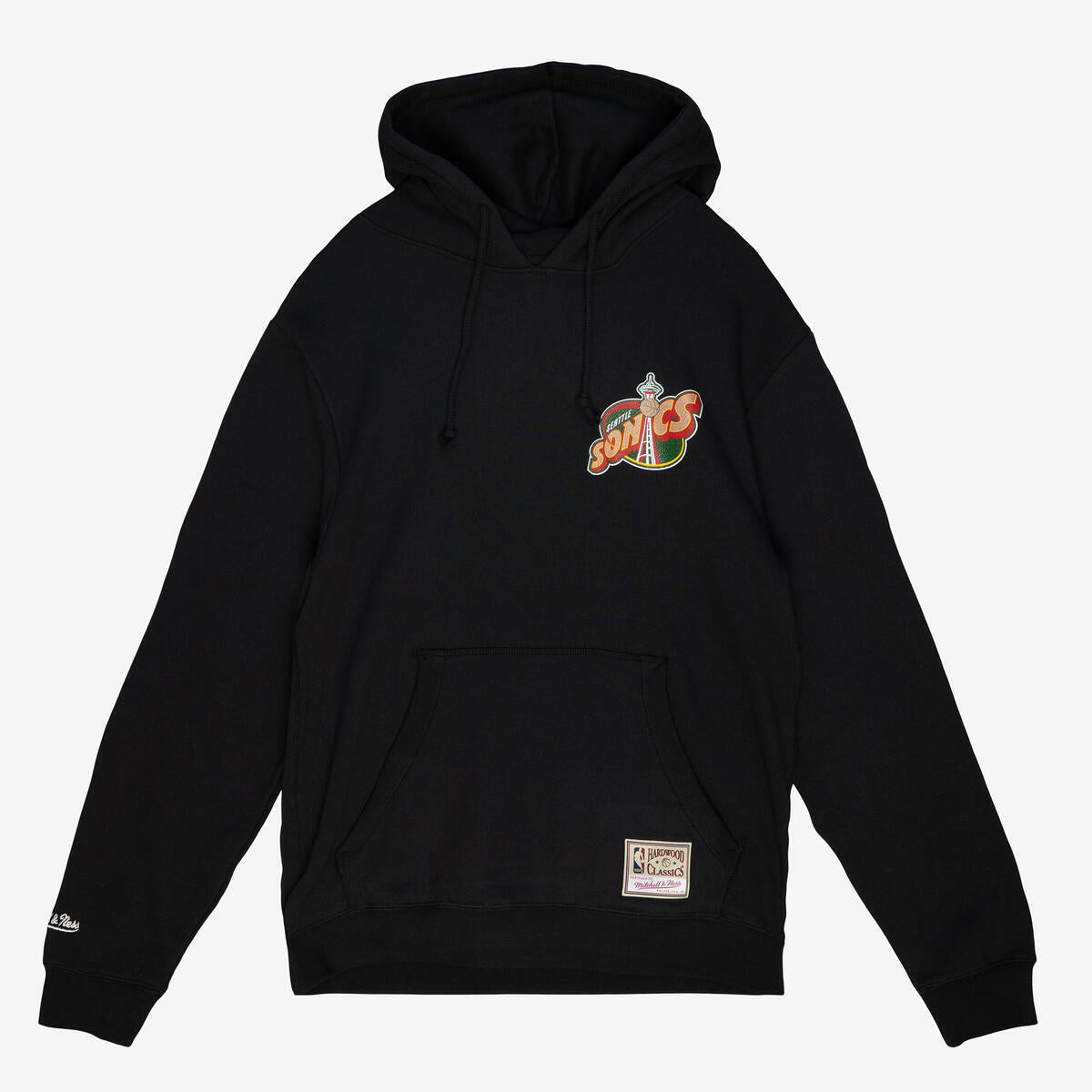 NBA CUT UP HOODIE SUPERSONICS Black BMPHDP21022-SSUBLCK - Image 1