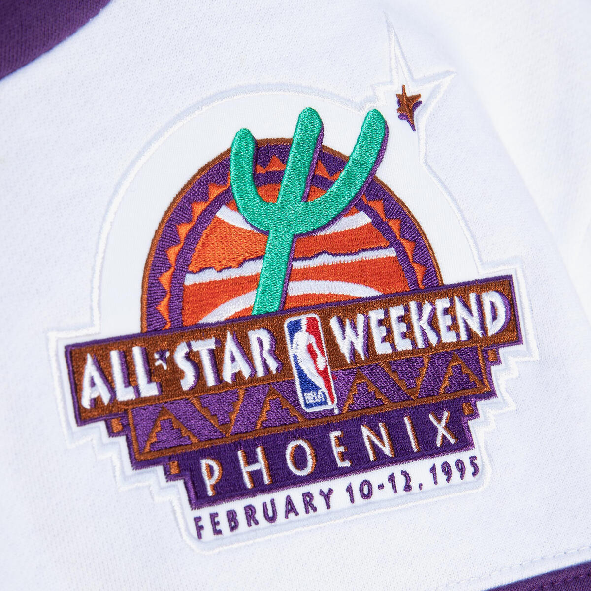 NBA FUSION FLEECE 2.0 ALL-STAR 1995 Purple-White FPHD1217-ASG95PPPPRWH - Image 3